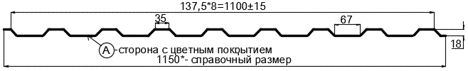 Фото: Профнастил МП20 х 1100 - A (ECOSTEEL-01-Сосна-0.5) в Апрелевке