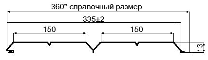 Фото: Сайдинг Lбрус-XL-Н-14х335 (ECOSTEEL_T-12-Золотой Орех-0.45) в Апрелевке