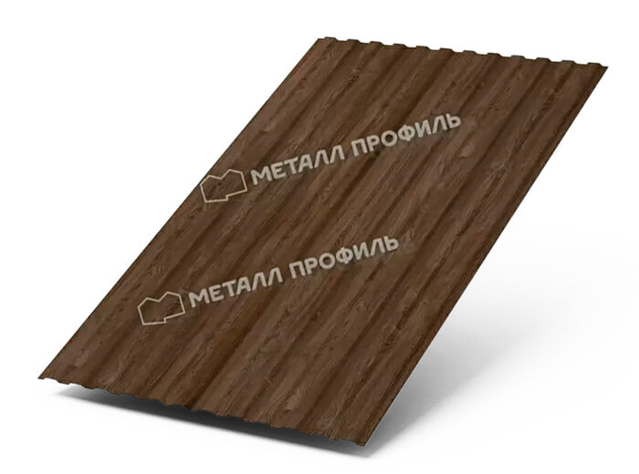 Фото: Профнастил МП10 х 1100 - A (ECOSTEEL_MA_Д-01-МореныйДуб-0.5) в Апрелевке