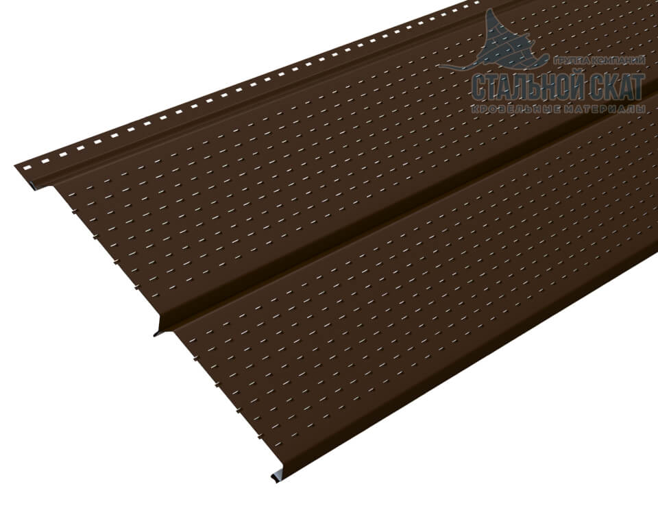 Софит перфор. Lбрус-XL-14х335 (VALORI-20-Brown-0.5) в Апрелевке