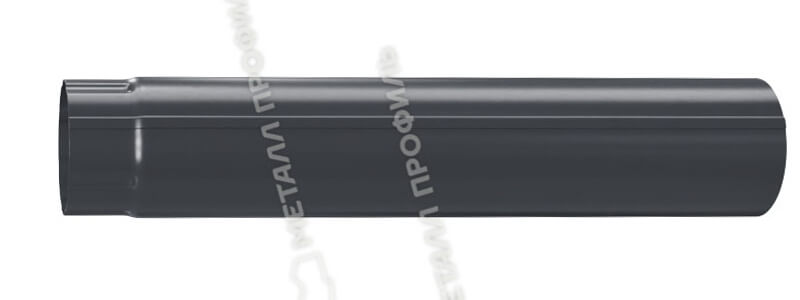 Труба водосточная Foramina PUR D100х3000 (PUR_Д-01-7024\7024-0.5)