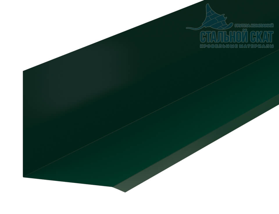 Планка примыкания верхняя к стене FASTCLICK 150х135х2000 NormanMP (ПЭ-01-6005-0.5)