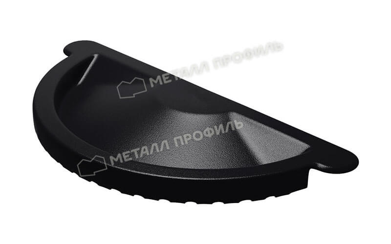Заглушка желоба D125 (PURMAN Д-20-9005\9005-0.6)