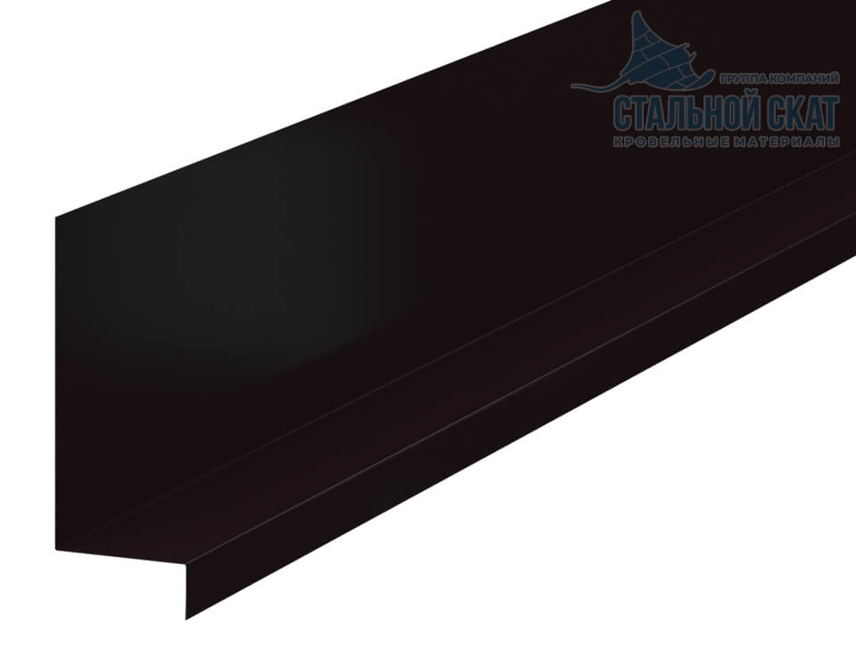 Планка примыкания боковая FASTCLICK 150х65х2000 (VALORI-20-DarkBrown-0.5)