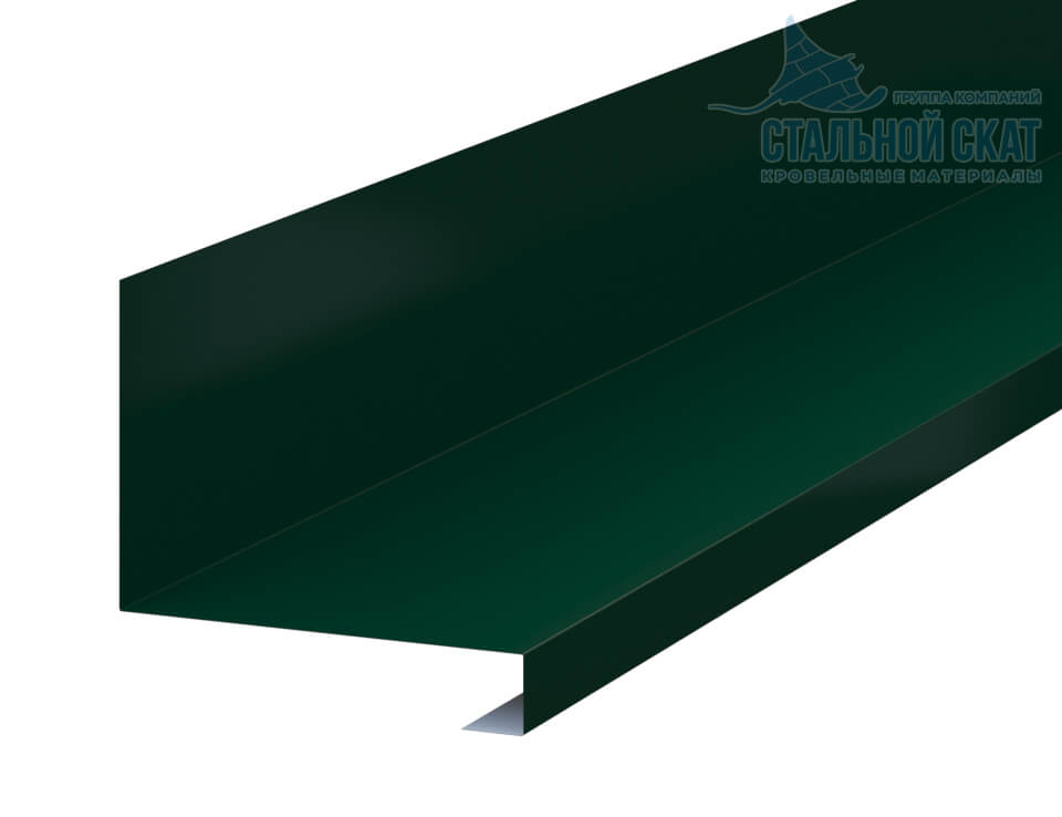 Планка примыкания нижняя к трубе FASTCLICK 150х200х2000 NormanMP (ПЭ-01-6005-0.5)