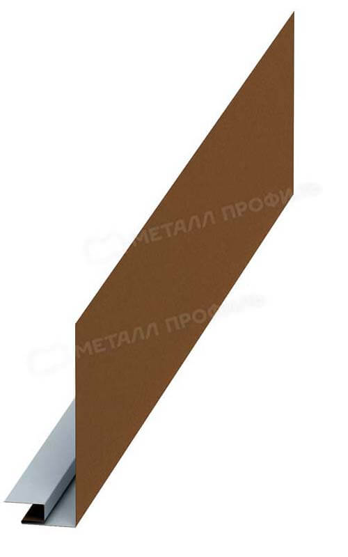 Планка карнизного свеса сложная 250х50х3000 (PURMAN-20-Argillite-0.5)