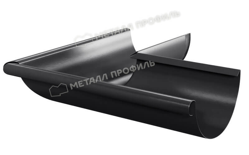 Угол желоба наружный D125 (PURMAN Д-20-9005\9005-0.6)