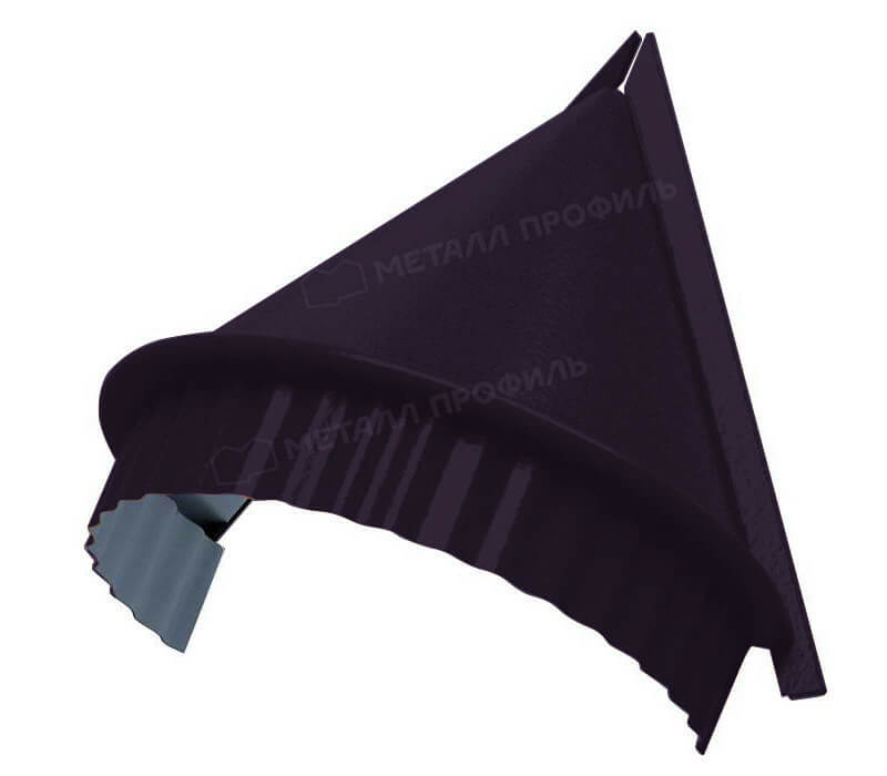 Заглушка конька круглого конусная (VALORI-20-Violet-0.5)