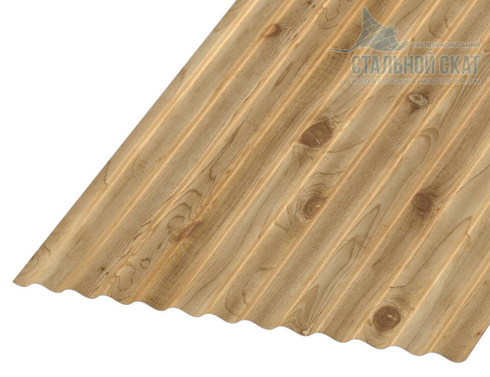 Профнастил МП18 х 1100 - B (ECOSTEEL_T-01-Сосна-0.5)