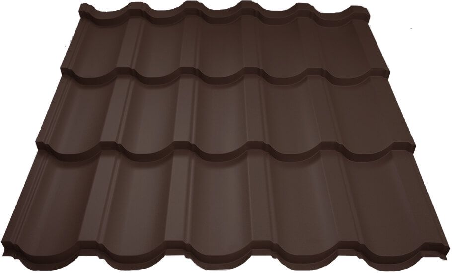 Металлочерепица МП Трамонтана-SL (MattMP-20-8017-0.5)
