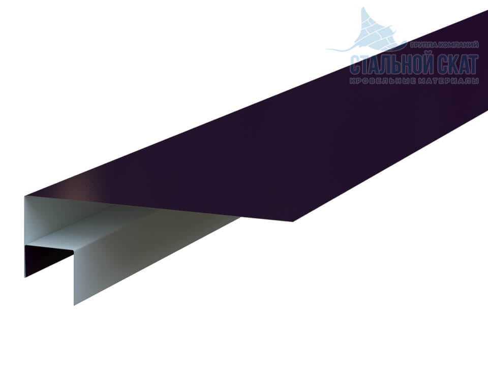 Планка откоса сложная FASTCLICK 175х34х3000 (VALORI-20-Violet-0.5)