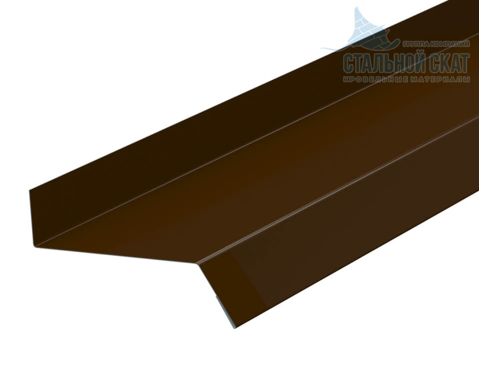 Планка отлива цоколя 50х20х2000 NormanMP (ПЭ-01-8017-0.5)